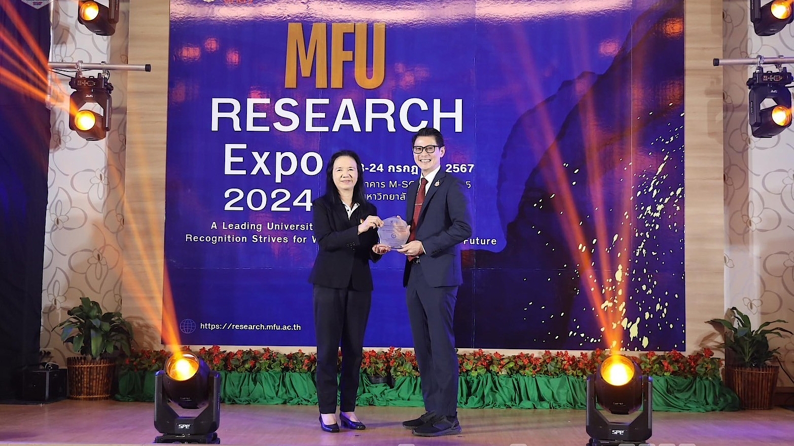 ศูนย์ความเป็นเลิศด้านนวัตกรรมฯ เข้าร่วมงาน MFU Research Expo 2024  