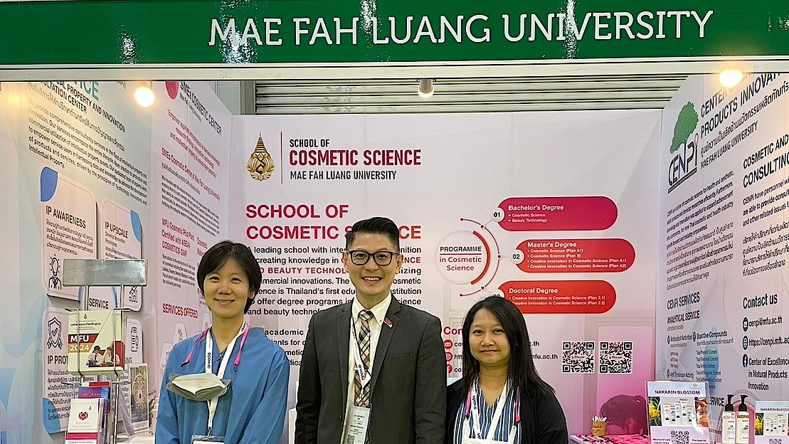 ศูนย์ความเป็นเลิศด้านนวัตกรรมฯ เข้าร่วมงาน in-cosmetics Asia 2023